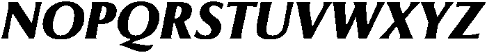 Feldora Extra Bold Italic otf (700) Font UPPERCASE