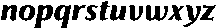 Feldora Extra Bold Italic otf (700) Font LOWERCASE