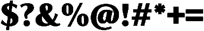 Feldora Extra Bold otf (700) Font OTHER CHARS