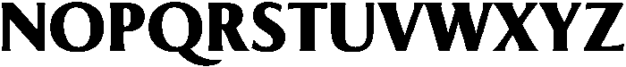Feldora Extra Bold otf (700) Font UPPERCASE