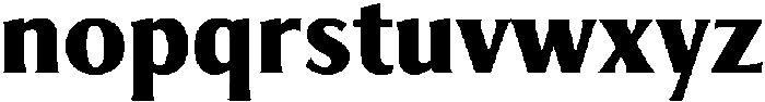 Feldora Extra Bold otf (700) Font LOWERCASE