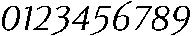 Feldora Italic otf (400) Font OTHER CHARS