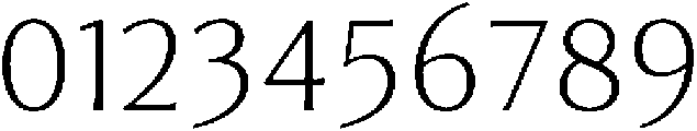 Feldora Light otf (300) Font OTHER CHARS