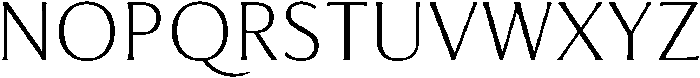 Feldora Light otf (300) Font UPPERCASE