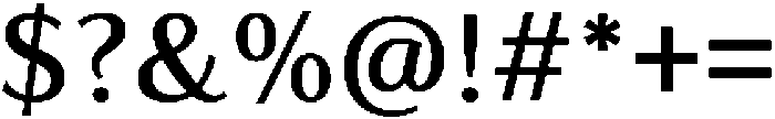 Feldora Medium otf (500) Font OTHER CHARS