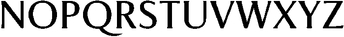 Feldora Medium otf (500) Font UPPERCASE