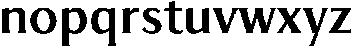 Feldora Semi Bold otf (600) Font LOWERCASE