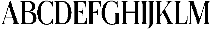 Felgiora Condensed otf (400) Font UPPERCASE