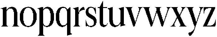 Felgiora Condensed otf (400) Font LOWERCASE