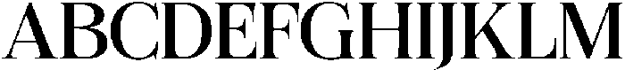 Felgiora Expanded otf (400) Font UPPERCASE