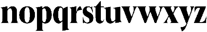 Felgiora Extra Bold Condensed otf (700) Font LOWERCASE