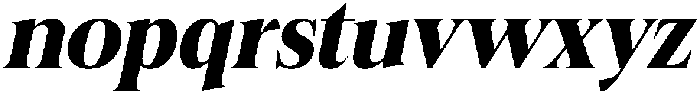 Felgiora Extra Bold Italic otf (700) Font LOWERCASE