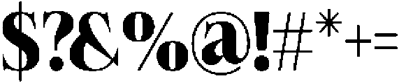 Felgiora Extra Bold Semi Condensed otf (700) Font OTHER CHARS