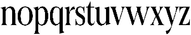 Felgiora Extra Condensed otf (400) Font LOWERCASE