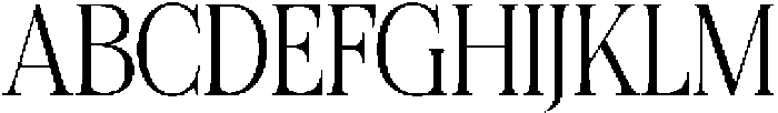 Felgiora Extra Light Condensed otf (200) Font UPPERCASE