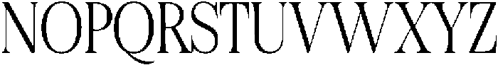 Felgiora Extra Light Condensed otf (200) Font UPPERCASE