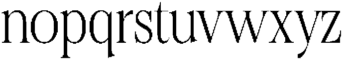 Felgiora Extra Light Condensed otf (200) Font LOWERCASE