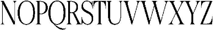 Felgiora Extra Light Extra Condensed otf (200) Font UPPERCASE