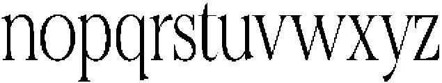 Felgiora Extra Light Extra Condensed otf (200) Font LOWERCASE