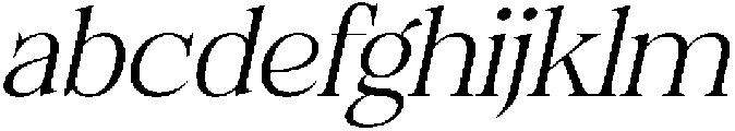 Felgiora Extra Light Italic Expanded otf (200) FONT