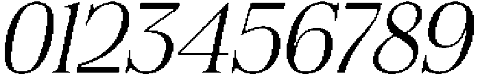 Felgiora Extra Light Italic otf (200) Font OTHER CHARS