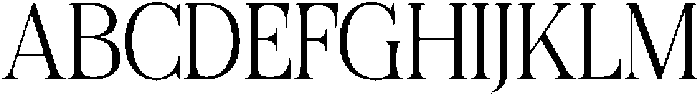 Felgiora Extra Light Semi Condensed otf (200) Font UPPERCASE