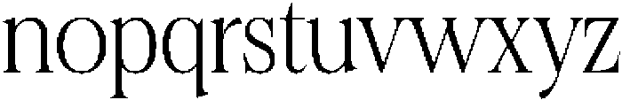 Felgiora Extra Light Semi Condensed otf (200) Font LOWERCASE