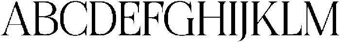 Felgiora Extra Light otf (200) Font UPPERCASE