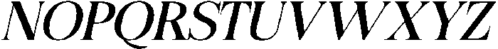 Felgiora Italic Expanded otf (400) Font UPPERCASE