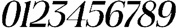 Felgiora Italic otf (400) Font OTHER CHARS