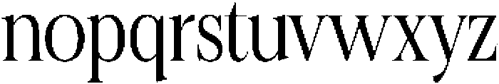 Felgiora Light Condensed otf (300) Font LOWERCASE