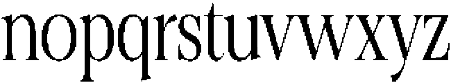 Felgiora Light Extra Condensed otf (300) Font LOWERCASE