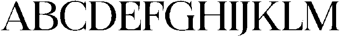 Felgiora Light Extra Expanded otf (300) Font UPPERCASE
