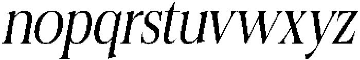 Felgiora Light Italic Condensed otf (300) Font LOWERCASE