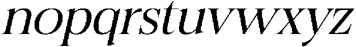 Felgiora Light Italic Expanded otf (300) Font LOWERCASE