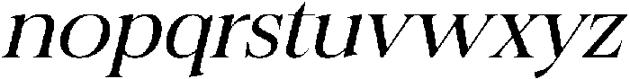 Felgiora Light Italic Extra Expanded otf (300) Font LOWERCASE
