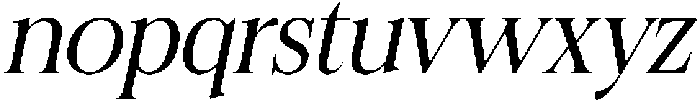 Felgiora Light Italic otf (300) Font LOWERCASE
