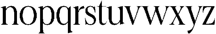 Felgiora Light Semi Condensed otf (300) Font LOWERCASE
