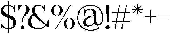 Felgiora Light Semi Expanded otf (300) Font OTHER CHARS