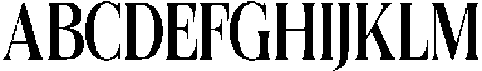 Felgiora Medium Extra Condensed otf (500) Font UPPERCASE