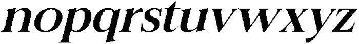 Felgiora Medium Italic Extra Expanded otf (500) Font LOWERCASE