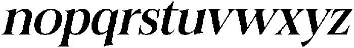 Felgiora Medium Italic Semi Expanded otf (500) Font LOWERCASE