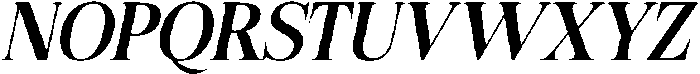 Felgiora Medium Italic otf (500) Font UPPERCASE