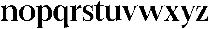 Felgiora Medium Semi Expanded otf (500) Font LOWERCASE