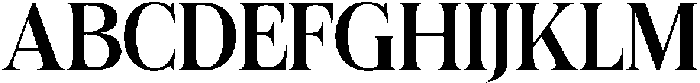 Felgiora Medium otf (500) Font UPPERCASE