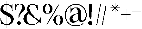 Felgiora Regular otf (400) Font OTHER CHARS
