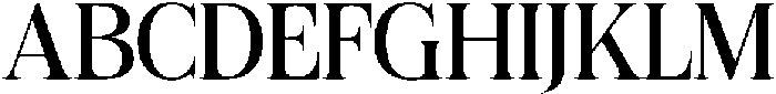 Felgiora Regular otf (400) Font UPPERCASE