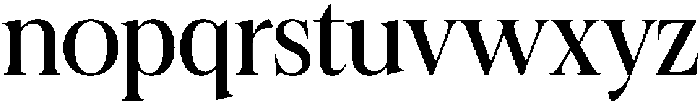 Felgiora Regular otf (400) Font LOWERCASE