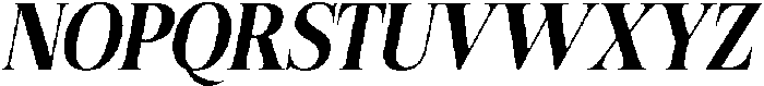 Felgiora Semi Bold Italic Semi Condensed otf (600) Font UPPERCASE