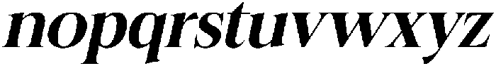 Felgiora Semi Bold Italic Semi Expanded otf (600) Font LOWERCASE